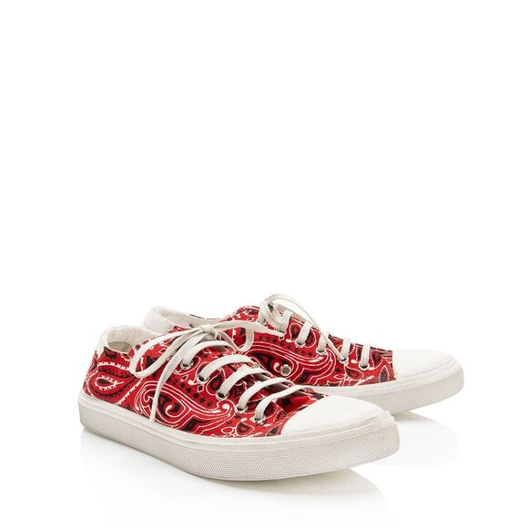 Saint Laurent Canvas Bedford Low Top Sneakers - Picture 2 of 10